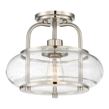 Elstead Lighting QUOIZLE QZ-TRILOGY-SFS-BN Lampă de tavan 1x60W/E27