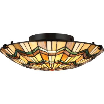 Quoizel ALCOTT QZ-ALCOTT-F Lustră de tavan 2x60W/E27
