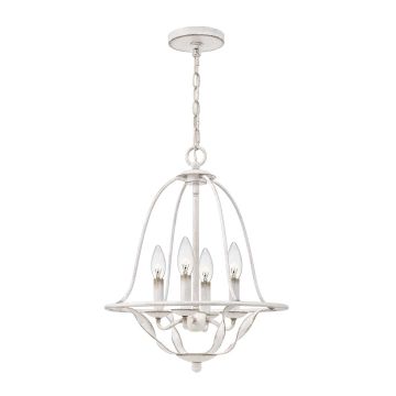 Quoizel Bradbury QZ-BRADBURY-4P-AWH Lampă cu pendul 4x40W/E14