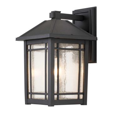 Quoizel Cedar Point QZ-CEDAR-POINT-L-BK Aplique de perete 1x60W/E27 IP44