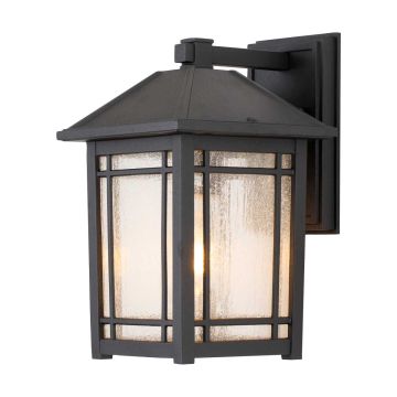 Quoizel Cedar Point QZ-CEDAR-POINT-M-BK Aplique de perete 1x60W/E27 IP44