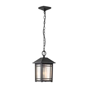Quoizel Cedar Point QZ-CEDAR-POINT8-M-BK Lampă cu pendul 1x60W/E27 IP44