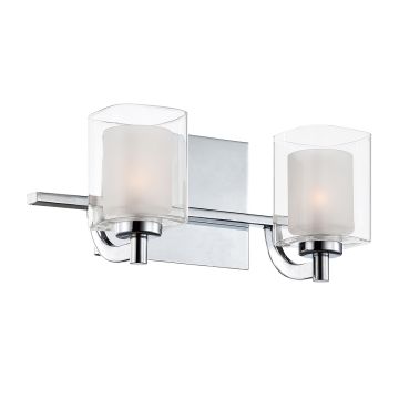 Quoizel Kolt QZ-KOLT2-PC-BATH Aplique de perete 2x3.5W/G9 IP44