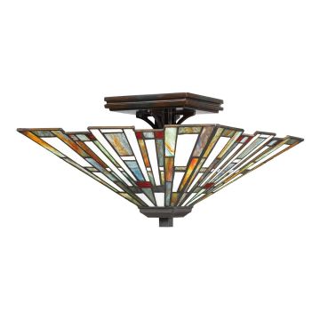 Quoizel Maybeck QZ-MAYBECK-F Lustră de tavan 2x60W/E27