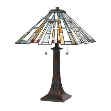 Quoizel Maybeck QZ-MAYBECK-TL Lampă de masă 2x60W/E27