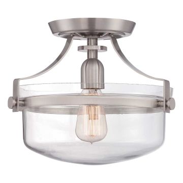 Quoizel PENN STATION QZ-PENN-STATION-F-BN Lampă de tavan 1x60W/E27