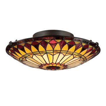 Quoizel WEST END QZ-WEST-END-F Lustră de tavan 2x75W/E27