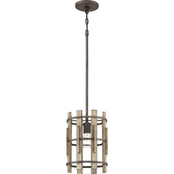 Quoizel WOOD HOLLOW QZ-WOOD-HOLLOW-MP Lampă cu pendul 1x100W/E14