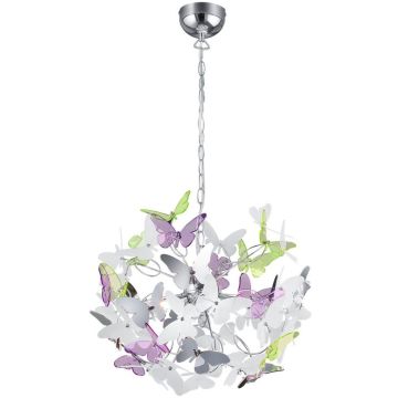 Trio BUTTERFLY R30214017 Lampă cu pendul 4x28w/g9 ip20