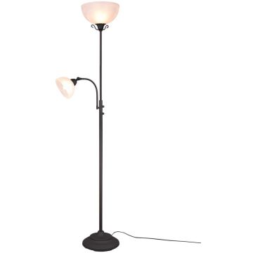 Trio COUNTRY R46322024 Lampă de podea 1x100w/e27+1xe14 ip20