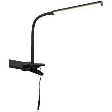 Trio NEVADA R57941132 Lampă de birou cu clema 1x5w/led 3000+4000+5000k 600lm ip20