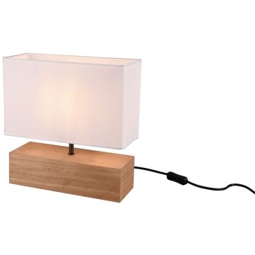 Trio WOODY R50181030 Lampă de masă 1x60w/e27 ip20