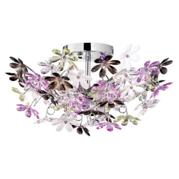 Trio FLOWER R60014017 Lampă de tavan 4x40w/e14 ip20