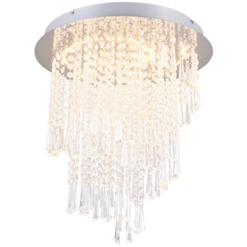 Trio POMP R67349106 Lampă de tavan 1x30w/led 2700-6500k 4000lm ip20