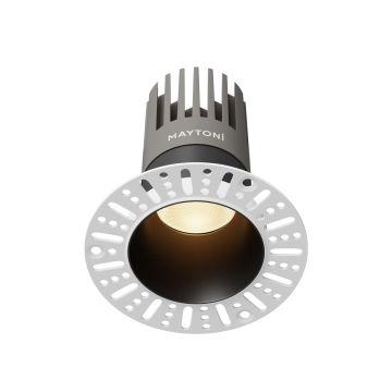 Maytoni Dip DL122-15W-3K-TRS-B Lumină îngropată deasupra plafonului 1x15W/LED 3000K 1550lm IP20