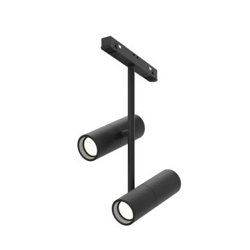 Maytoni Elti Duo TR005-2-2X12W3K-B Proiector de șină 1x24W/LED 3000K 1463lm IP20