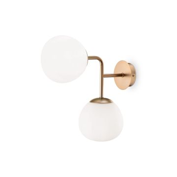 Maytoni Erich MOD221WL-02G Aplique de perete 2x40W/E14 IP20