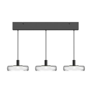 Maytoni Float MOD498PL-L25BK Lampă cu pendul 3x25W/LED 3000K 2000lm IP20