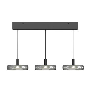 Maytoni Float MOD498PL-L25BK1 Lampă cu pendul 3x25W/LED 3000K 1650lm IP20