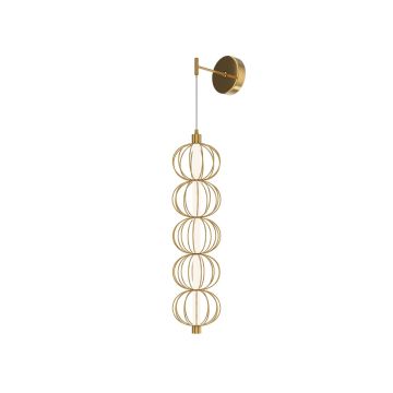 Maytoni Golden Cage MOD216WL-L10G3K Aplique de perete 1x17W/LED 3000K 1100lm IP20