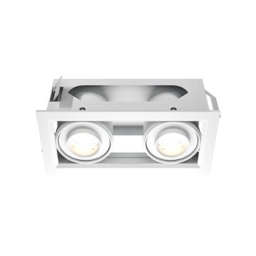 Maytoni Metal Modern DL093-02-10W3K-W Lumină îngropată deasupra plafonului 1x20W/LED 3000K 1450lm IP20