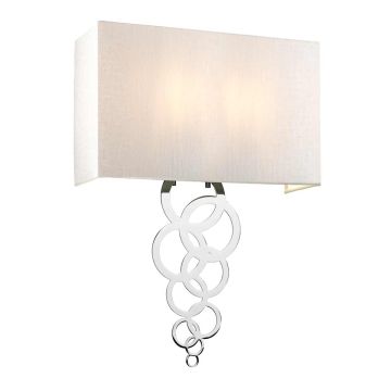 Elstead Lighting Rosa ROSA-LARGE-PC Aplique de perete 2x60W/E27