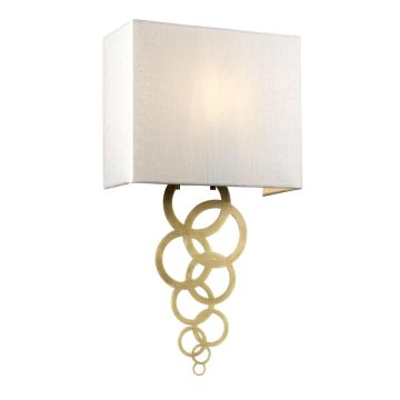 Elstead Lighting Rosa ROSA-MEDIUM-AB Aplique de perete 1x60W/E27