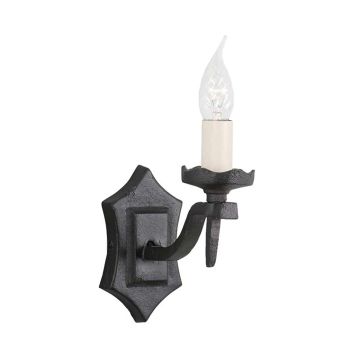 Elstead Lighting RECTORY RY1B-BLACK Aplique de perete 1x60W/E14
