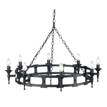 Elstead Lighting SAXON SAX8-BLK Candelabru 8x60W/E14