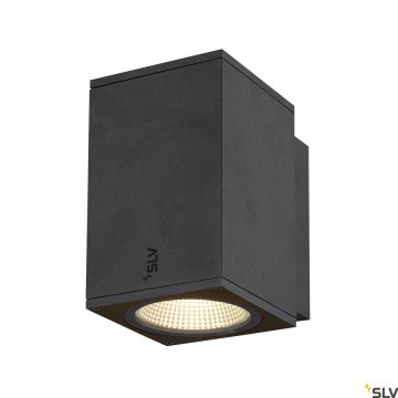 SLV ENOLA SQUARE 1003417 Aplique de perete 1x11W/LED 3000/4000K 980LM IP65