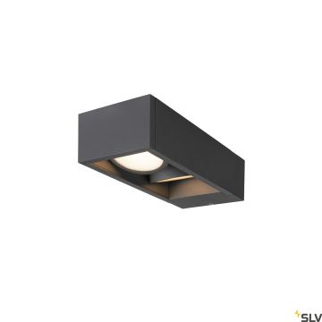 SLV ESKINA 1004748 Aplique de perete 2x27W/LED 3000/4000K 2200/2400LM IP65