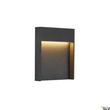 SLV FLATT 1002952 Aplique de perete 1x14W/LED 3000/4000K 460LM IP65