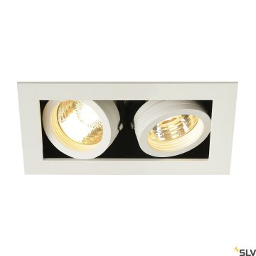 SLV KADUX 115521 Lumină îngropată deasupra plafonului 2x50W/GU10 IP20