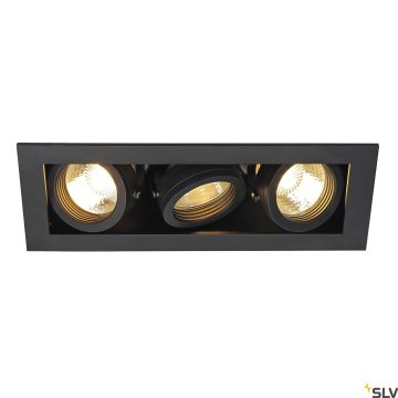 SLV KADUX 115530 Lumină îngropată deasupra plafonului 3x50W/GU10 IP20