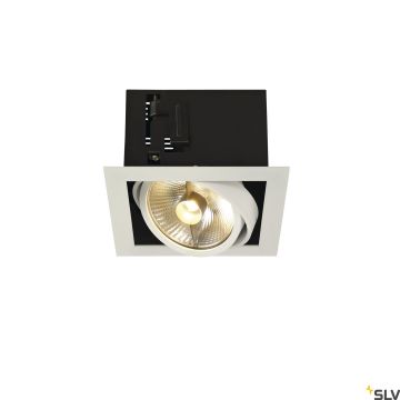 SLV KADUX 115541 Lumină îngropată deasupra plafonului 1x75W/GU10/ES111 IP20