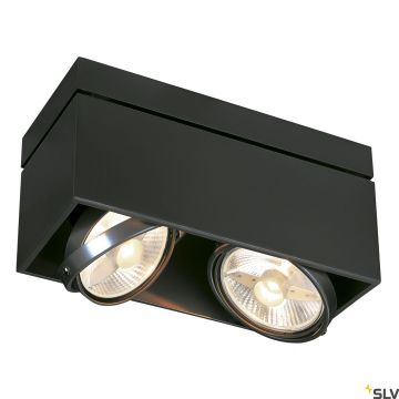 SLV KARDAMOD 117110 Lumină montată pe suprafață 2x75W/GU10/ES111 IP20