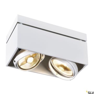 SLV KARDAMOD 117111 Lumină montată pe suprafață 2x75W/GU10/ES111 IP20