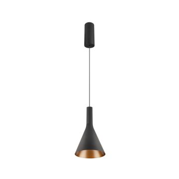 SLV LALU® 1010789 Lampă cu pendul 1x9.5W/LED 2700K/3000K 550lm|600lm