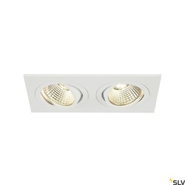SLV NEW TRIA 1 SET 113891 Lumină îngropată deasupra plafonului 2x14W/LED 2700K 1160LM IP20