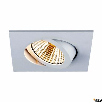 SLV NEW TRIA 1007437 Lumină îngropată deasupra plafonului 1x8.6W/LED 2500K|3000K|4000K 546lm|600lm IP20