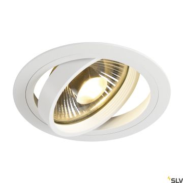 SLV NEW TRIA 113540 Lumină îngropată deasupra plafonului 1x75W/GU10/ES111 IP20