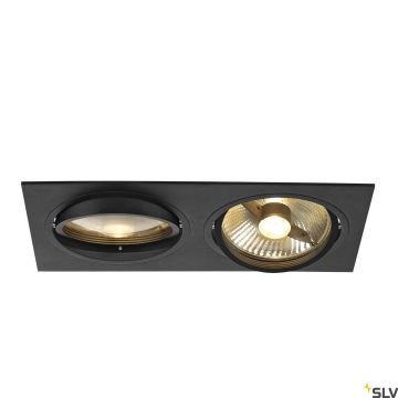 SLV NEW TRIA 113840 Lumină îngropată deasupra plafonului 2x75W/GU10/ES111 IP20