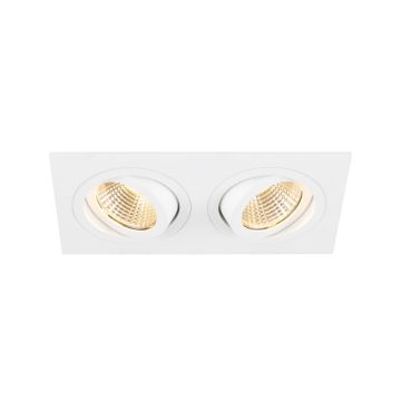 SLV NEW TRIA® 1008511 Lumină îngropată deasupra plafonului 2x13.6W/LED 2700K 1220lm