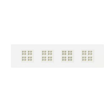 SLV PAVANNO 1010123 Panou LED 4x17W/LED 3000K/4000K/5000K 2957lm|6882lm