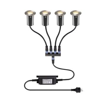 SLV TRAIL-LITE® 1008841 Lampă cu senzor de mișcare 1x4.6W/LED 3000K 25lm