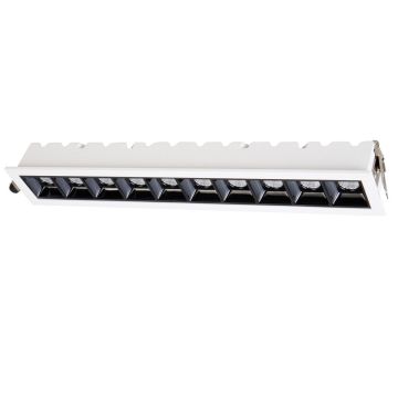 Light Prestige Solar LP-0406/10RS WH Lumină îngropată deasupra plafonului 10x20W/LED 3000K IP20