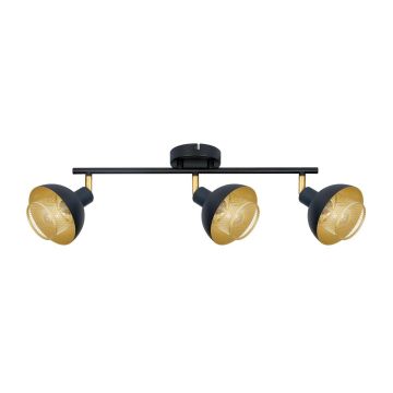 Italux Savio SPL-27357-3-BK-GD Spot 3x40W/E14 IP20