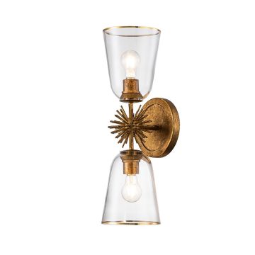 Elstead Lighting Staring STARING-2WB-DG-CLEAR Aplique de perete 2x40W/E27 IP20