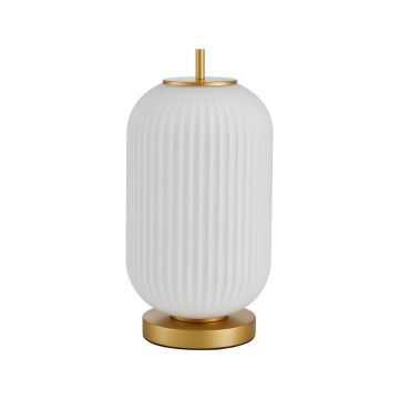 Italux Olmeto TB-28798-1-GD-WH Lampă de masă 1x40W/E27 IP20