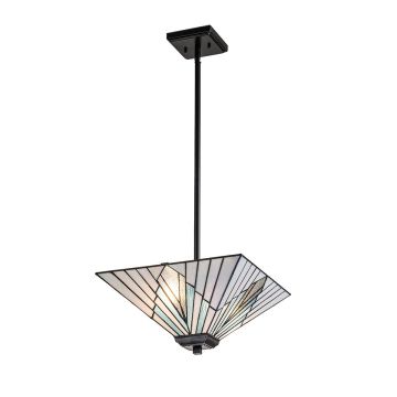 Kichler Alderley TF-ALDERLEY-F-P Lampă cu pendul 2x60W/E27 IP20